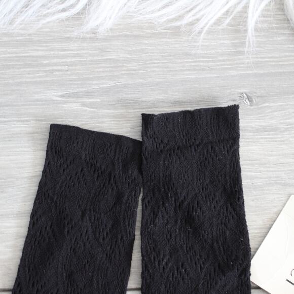 Gucci Rhomboid Lace Effect Footless Tights - Picture 8 of 10